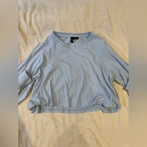Light Blue Long Sleeve Top